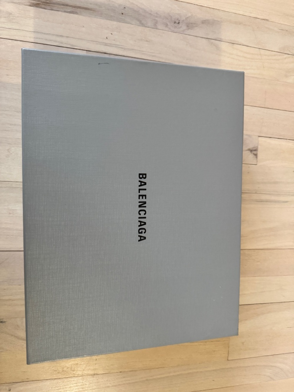 Balenciaga Gray Branded Shoe Box